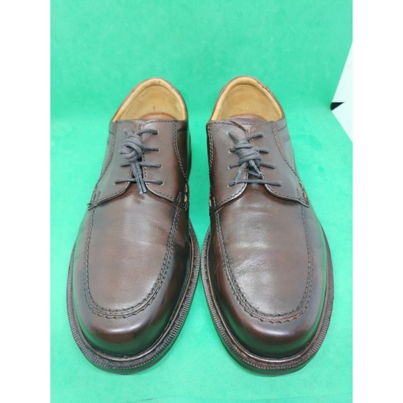 ECCO Oxford Shoes Men Size 41 (US 7.5 Brown Leather Shock Point Anti Fungal main image 7
